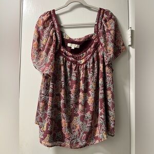 Loft Peasant Top